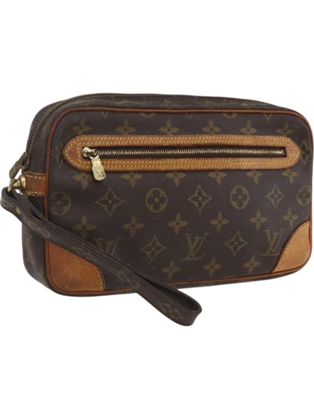 LOUIS VUITTON Monogram Marly Dragonne GM Clutch Bag M51825